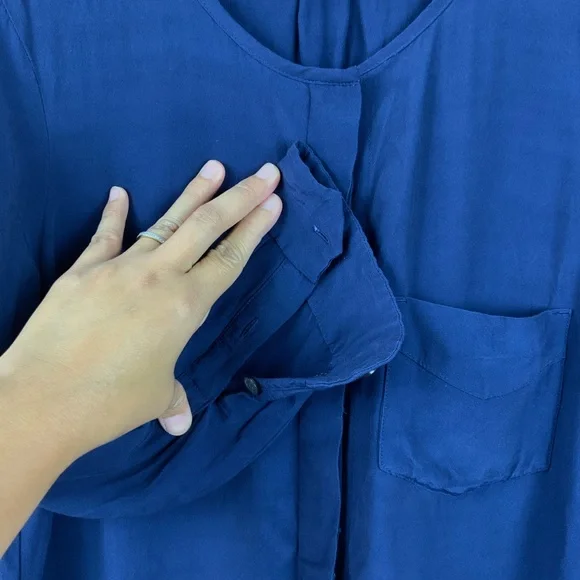 MADEWELL Navy Cargo Tunic Dress size Medium - Picture 10 of 12